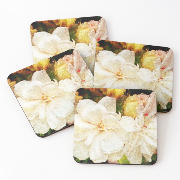 Item preview, Rainy Day Flowers In White designed and sold by Larry Costales.