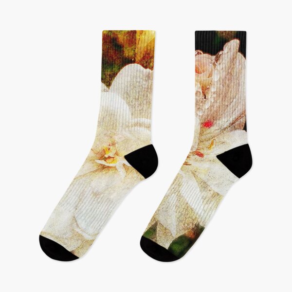 Item preview, Rainy Day Flowers In White designed and sold by Larry Costales.