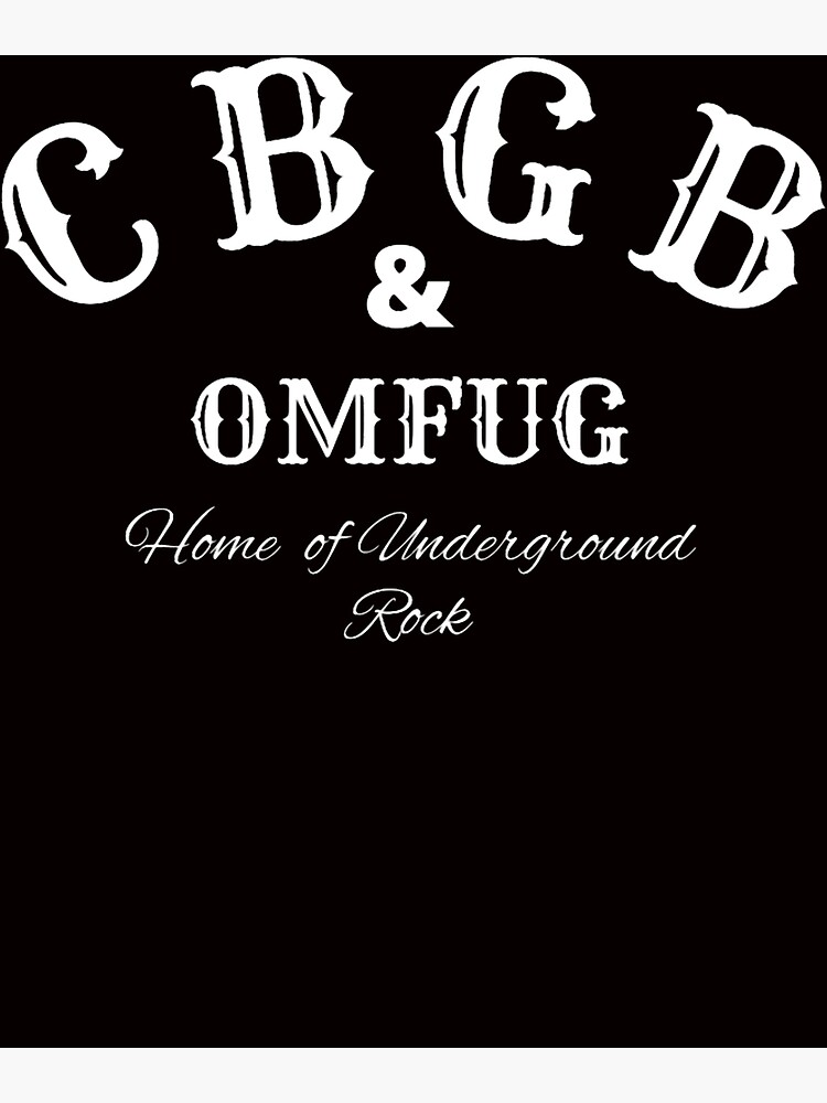 CBGB cheapest & OMFUG Home of Underground Rock Stickers