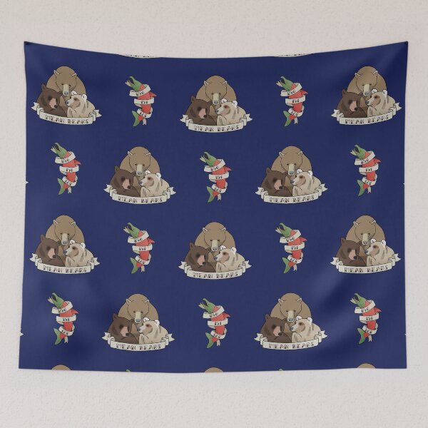 Item preview, Mean Bears (tiled) designed and sold by saltwife.