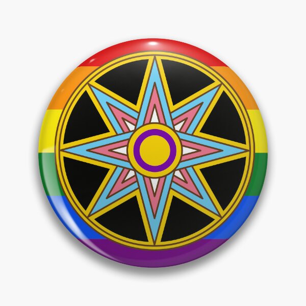 Item preview, Star of Ishtar LGBT flag designed and sold by bubastisarts.