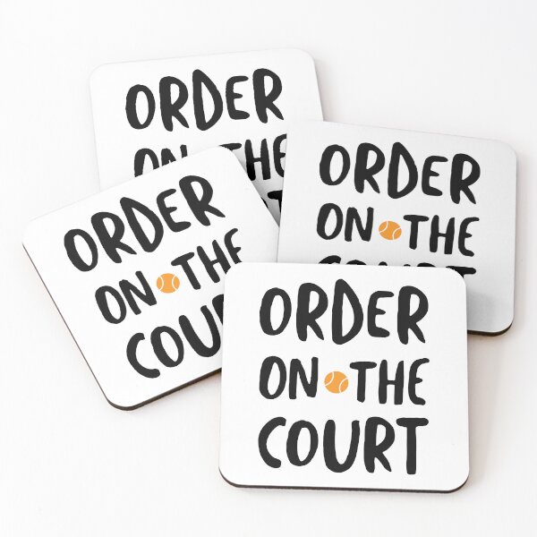 Item preview, Funny Tennis Pun Order on the Court designed and sold by whyitsme.