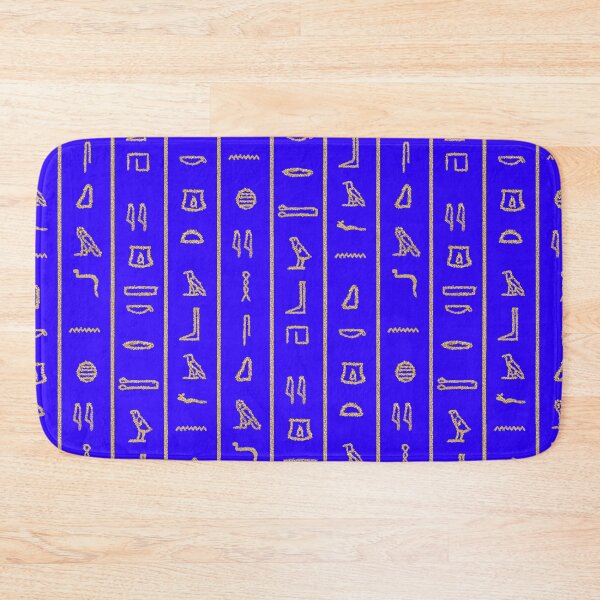 Item preview, Egyptian Hieroglyphs Gold, & Blue  designed and sold by LisaMPierce1990.