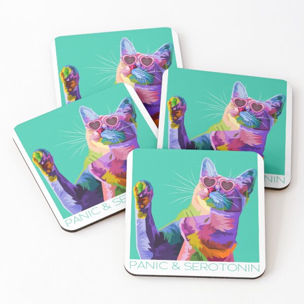 Item preview, Panic and Serotonin cat designed and sold by MouadElMazouzi.