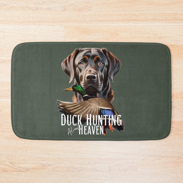Item preview, Copy of Duck Hunting Chocolate Labrador Retriever and Flying Mallard designed and sold by LifeCrush.