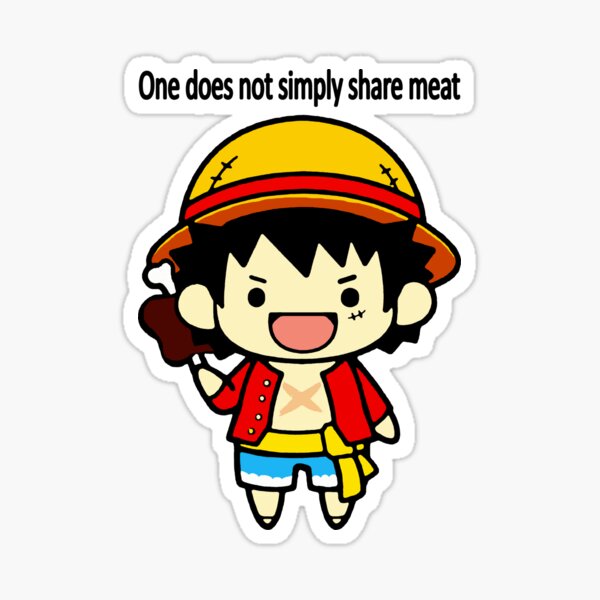 ▷ Pegatinas temática de One Piece para niños