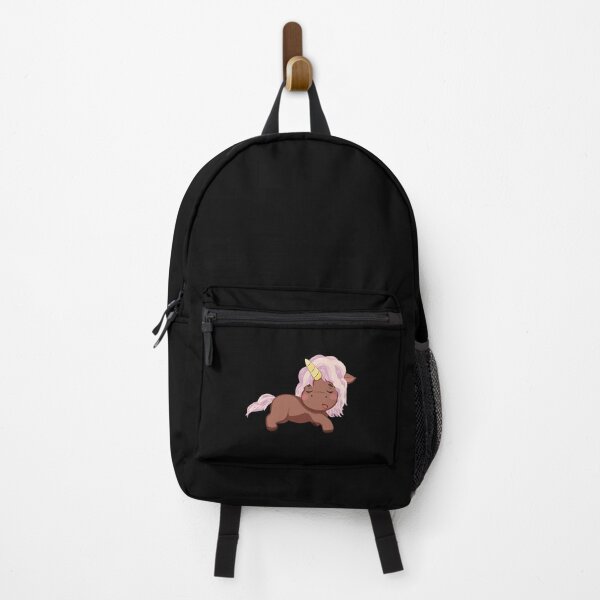 Item preview, Cute brown baby unicorn with gold horn. designed and sold by MojaDoodles.