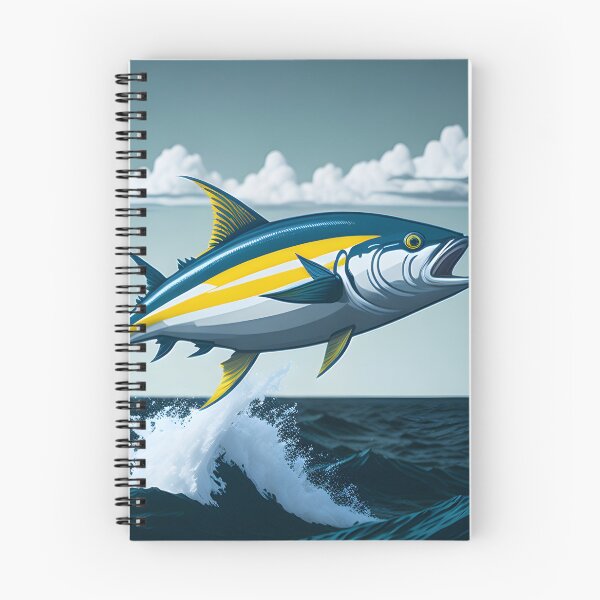 Item preview, Yellowfin tuna jumping designed and sold by ratchawoot.