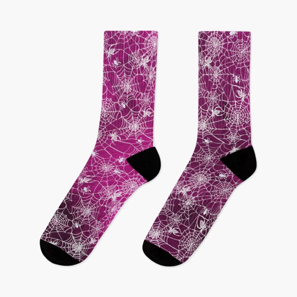 Item preview, Creepy Cobwebs and Ghostly spiders on pink designed and sold by MagentaRose.