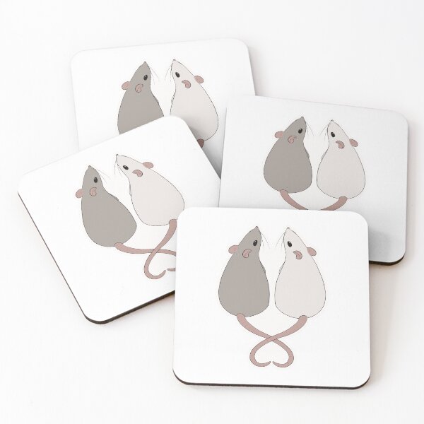 Item preview, Pet Rats Love - White & Grey designed and sold by MakHicks.