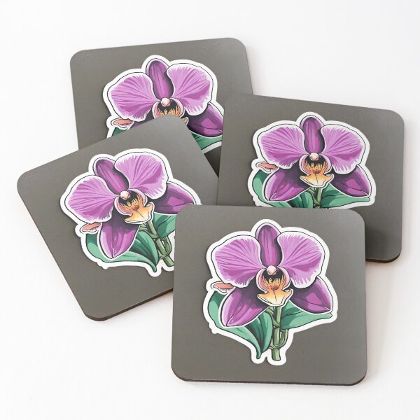 Item preview, Orchid flower (comic style) designed and sold by Natural-images.