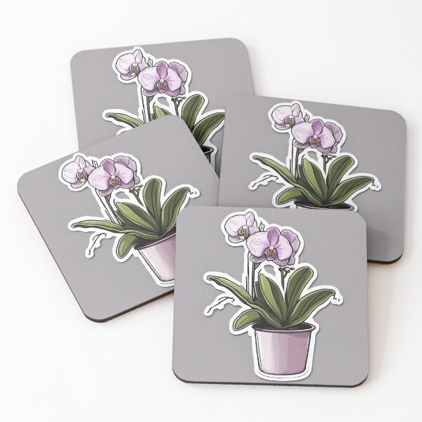 Item preview, Orchid pot (comic style) designed and sold by Natural-images.