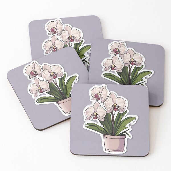 Item preview, Orchid pot (comic style) designed and sold by Natural-images.