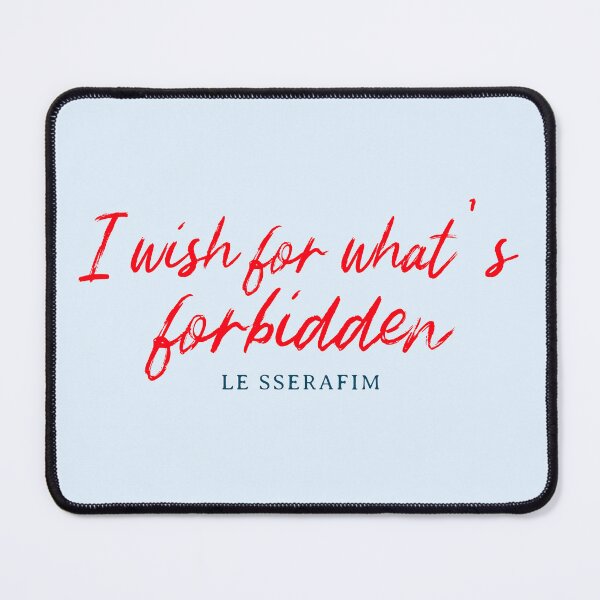 Item preview, LE SSERAFIM - Forbidden | Kpop Merch for Fans | Gift for FEARNOT designed and sold by Wishful Thinking.