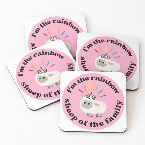 Item preview, I´m the rainbow Sheep of the family - Funny and Cute accessories designed and sold by starcreative22.