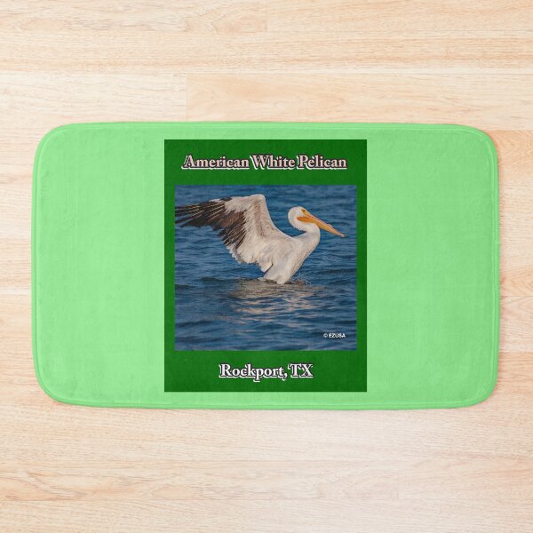 Item preview, The Perfect Gift For A Bird Lover: American White Pelican from Rockport, Texas, Birding Rockport, Visit Rockport designed and sold by MoreEZUSA-Here.