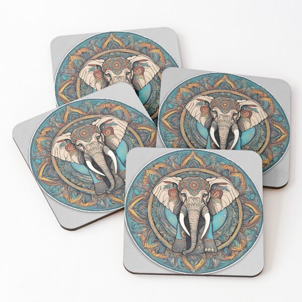 Item preview, Mandala elephant designed and sold by Natural-images.