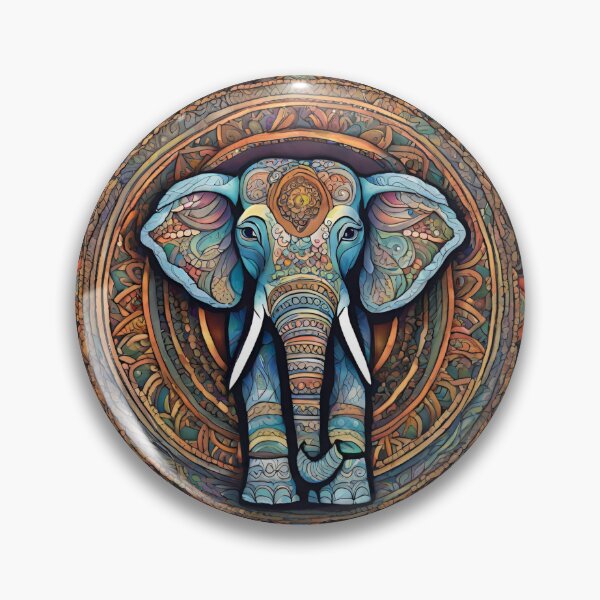 Item preview, Mandala with elephant designed and sold by Natural-images.