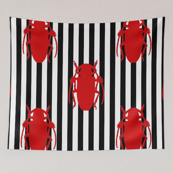 Item preview, halloween black stripes beetle red designed and sold by Gossip Rag.