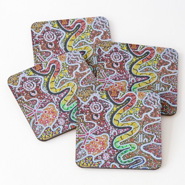 Item preview, The Rainbow Serpent 9 designed and sold by kunjawildifeart.