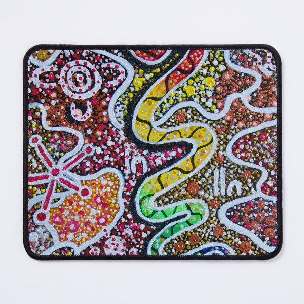 Item preview, The Rainbow Serpent 9 designed and sold by kunjawildifeart.