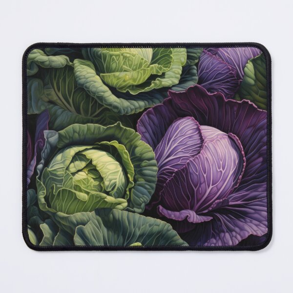 Item preview, Green and Purple Cabbages Pattern designed and sold by Shannon Hilson.