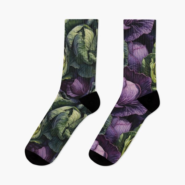 Item preview, Green and Purple Cabbages Pattern designed and sold by Shannon Hilson.