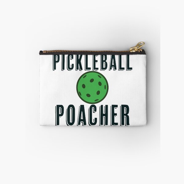 Item preview, Pickleball Poacher - T-Shirt Design on Back (Black Lettering) designed and sold by Smiling Collie Designs.
