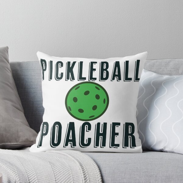 Item preview, Pickleball Poacher - T-Shirt Design on Back (Black Lettering) designed and sold by Smiling Collie Designs.