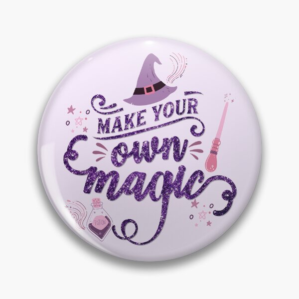 Item preview, Make your own magic - purple designed and sold by TheQuoteCo.