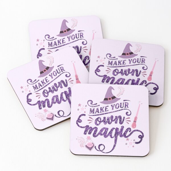 Item preview, Make your own magic - purple designed and sold by TheQuoteCo.