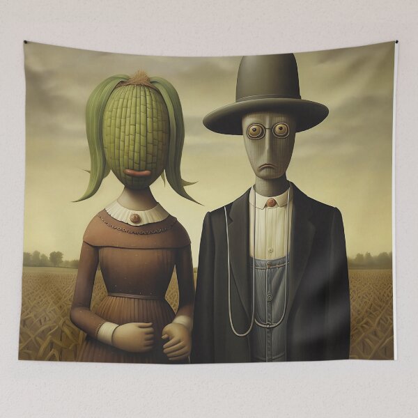 Item preview, Cosecha de vegetales híbridos designed and sold by Baba  Yaga's Cards.