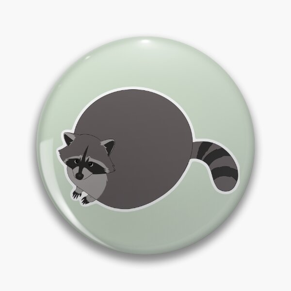 Item preview, Round Raccoon designed and sold by MakHicks.