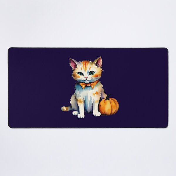 Item preview, Halloween Cat With Bow Tie And Pumpkin designed and sold by BloomCatB.
