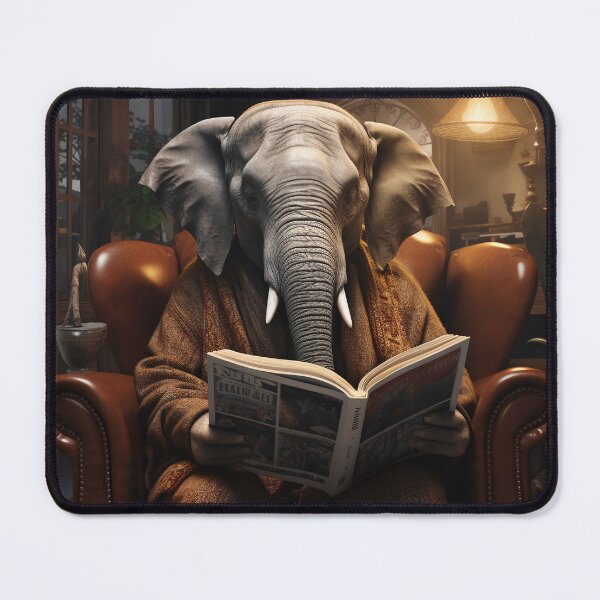 Item preview, The Wise Pachyderm: Elephant's book reader designed and sold by Brendon987.