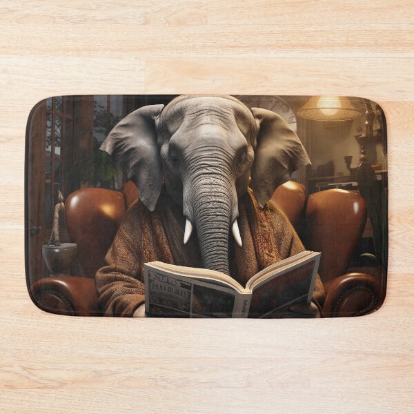 Item preview, The Wise Pachyderm: Elephant's book reader designed and sold by Brendon987.