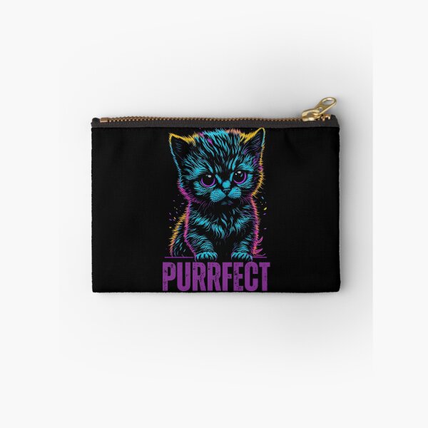 Item preview, Purrfect. A neon kitty design designed and sold by Gilby-Designs.