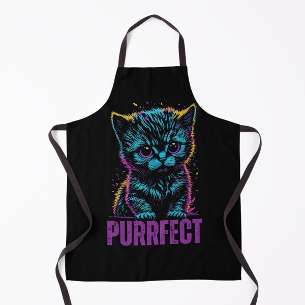 Item preview, Purrfect. A neon kitty design designed and sold by Gilby-Designs.