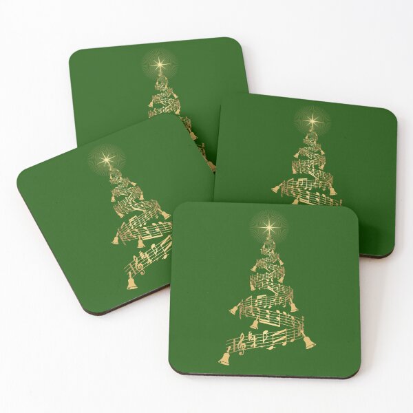 Aperçu de l'œuvre Arbre de Noël à clochettes ! Sonneries de chorale de cloches à main ! créée et vendue par Enchanted Castle Tees and Fish Extender Gifts.