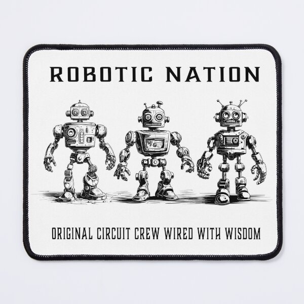 Item preview, Robotic Nation 8 Black designed and sold by SteadyRolling.