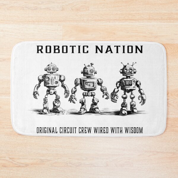 Item preview, Robotic Nation 8 Black designed and sold by SteadyRolling.