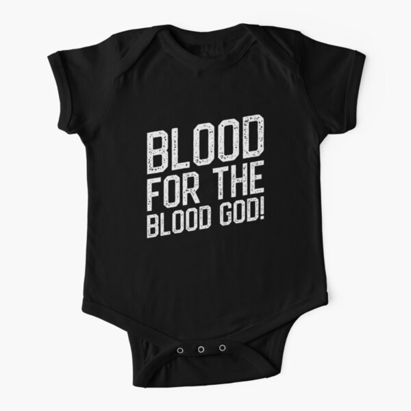 Blood for the Blood God Tabletop Wargaming Short Sleeve Baby One-Piece