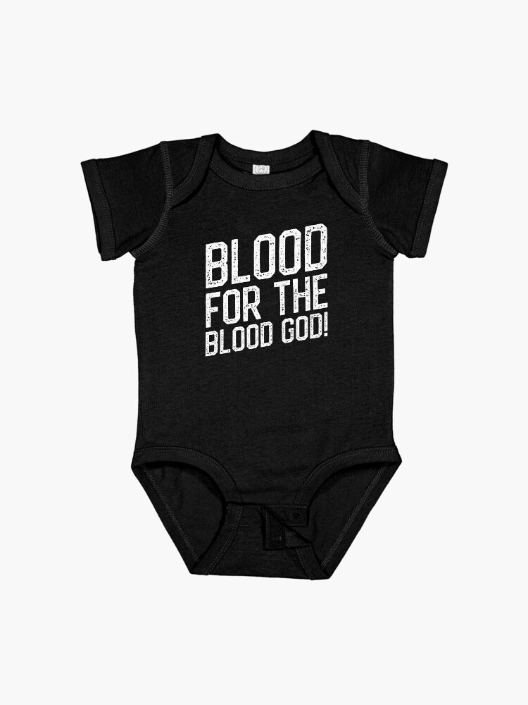 Thumbnail 1 of 2, Baby One-Piece, Blood for the Blood God Tabletop Wargaming designed and sold by pixeptional.