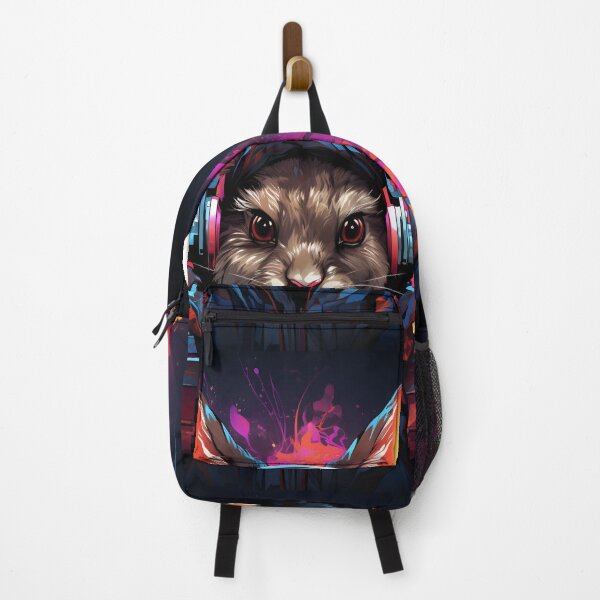Item preview, Cyber Rabbit Neon Space Animal designed and sold by DigitalityArt.