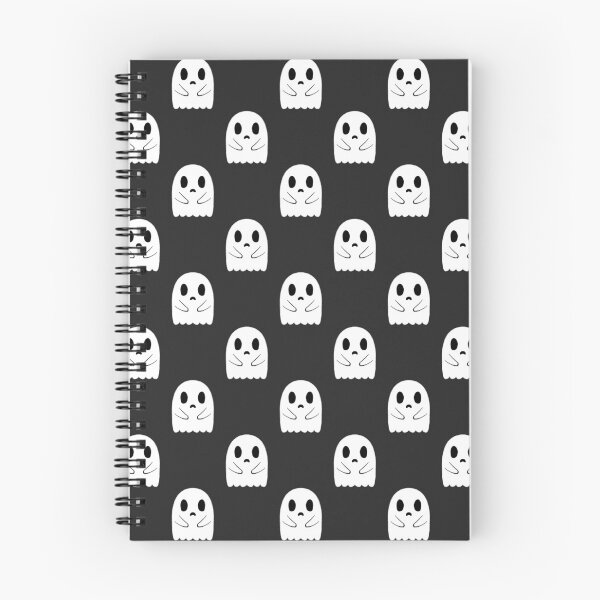 Item preview, Sad Little Ghost' pattern, Grey Background designed and sold by KassyArts.