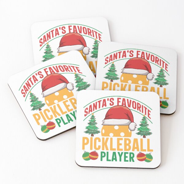 Item preview, Pickleball Christmas Santa's Favorite Player designed and sold by ArtMeetsPizza.