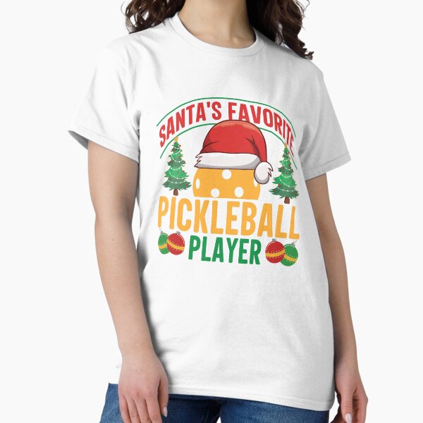 Item preview, Pickleball Christmas Santa's Favorite Player designed and sold by ArtMeetsPizza.
