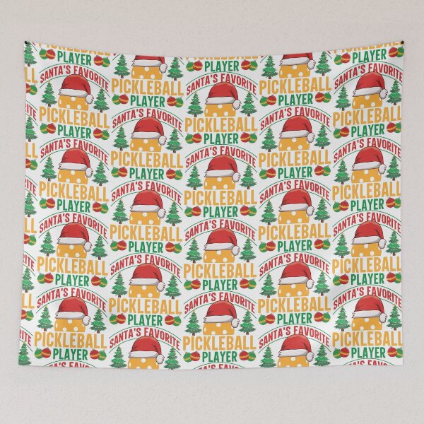 Item preview, Pickleball Christmas Santa's Favorite Player designed and sold by ArtMeetsPizza.