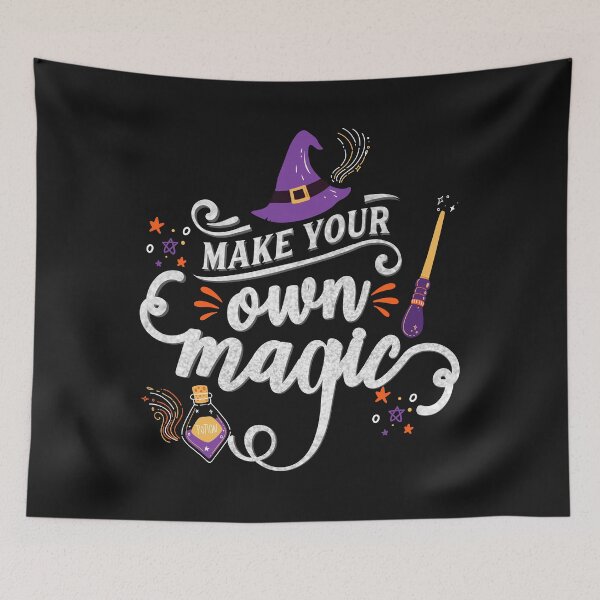 Item preview, Make your own magic - dark designed and sold by TheQuoteCo.