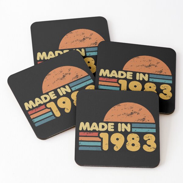 Item preview, Made In 1983 Retro 40th Birthday designed and sold by thepixelgarden.